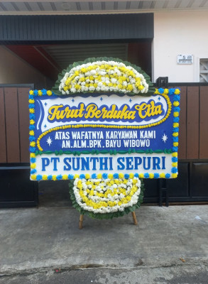 Papan Bunga Duka di Midai